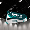 SkyTube Triangle Hanging Banner