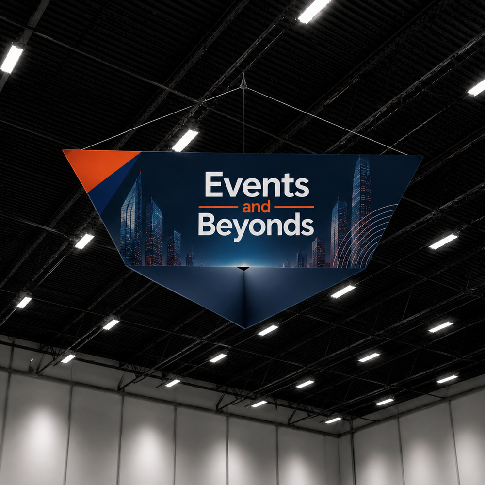 Tapered Triangle Hanging Display