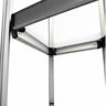 Square Portable Aluminum Spiral Tower Display - 5 Layer Shelves