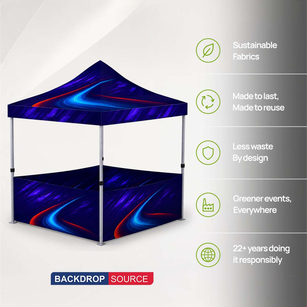 Heavy Duty Fabric Canopy Tent – 6.5ft x 10ft