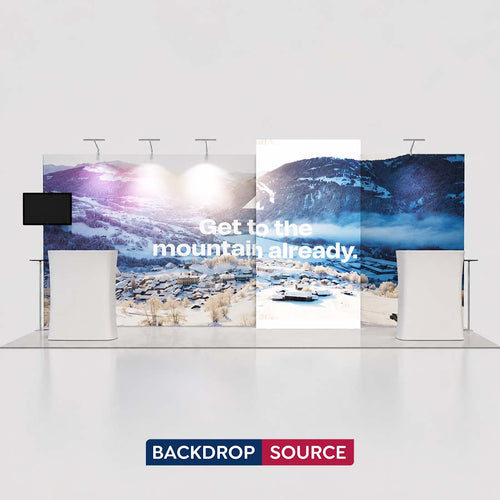 10x20 Modular Exhibition Display Kit - Model 4