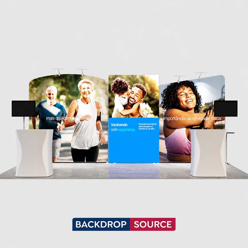 10x20 Modular Exhibition Display Kit - Model 3