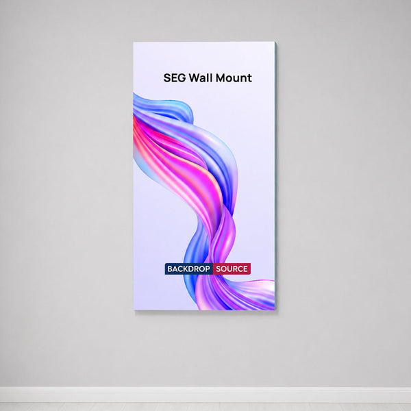 Wall-Mounted SEG Fabric display - 3.15" Depth