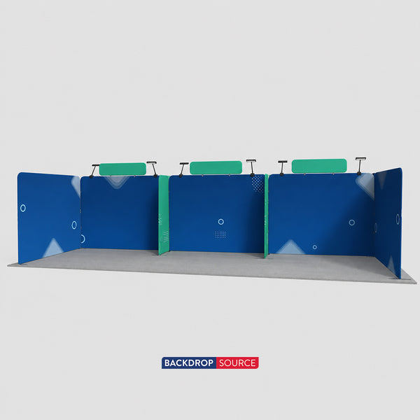 Modular Booth Kits 30ft x 20ft - Model 3