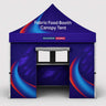 10ft x 10ft Fabric Food Booth Canopy Tent