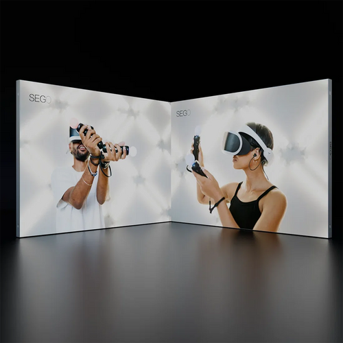 10x10 Backlit SEGO L-Shape Lightbox Wall Kit