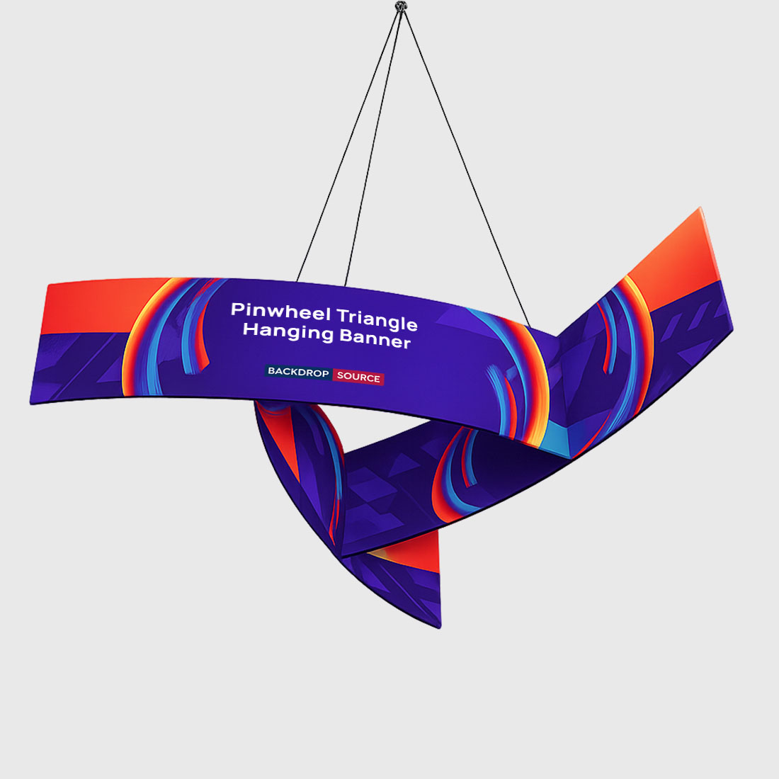 Sky Tube Pinwheel Triangle Hanging Banner