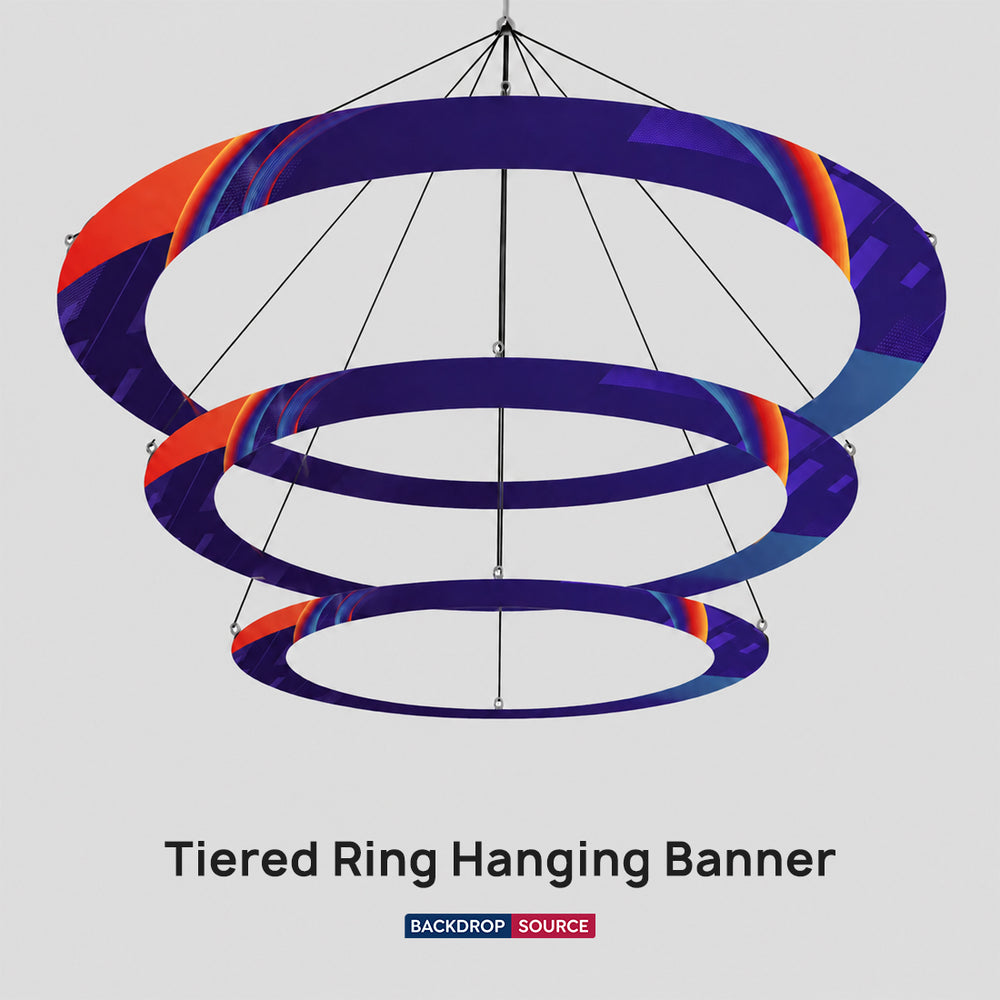Tiered Ring Hanging Banner