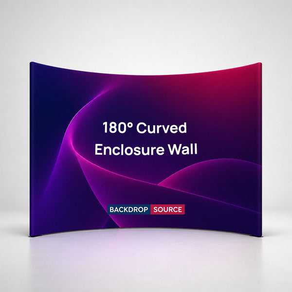 Pared de cerramiento curvada a 180° personalizada