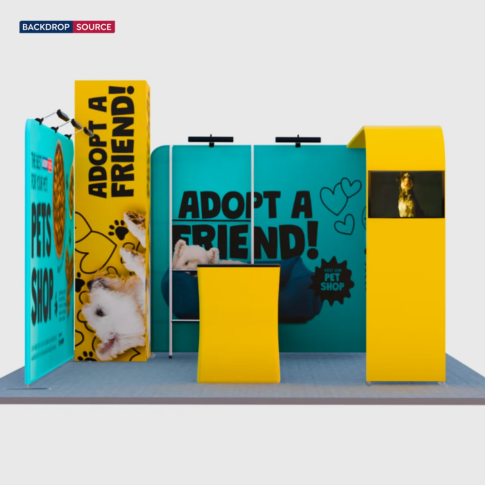 Modular Booth Kits 20ft x 20ft - Model 01