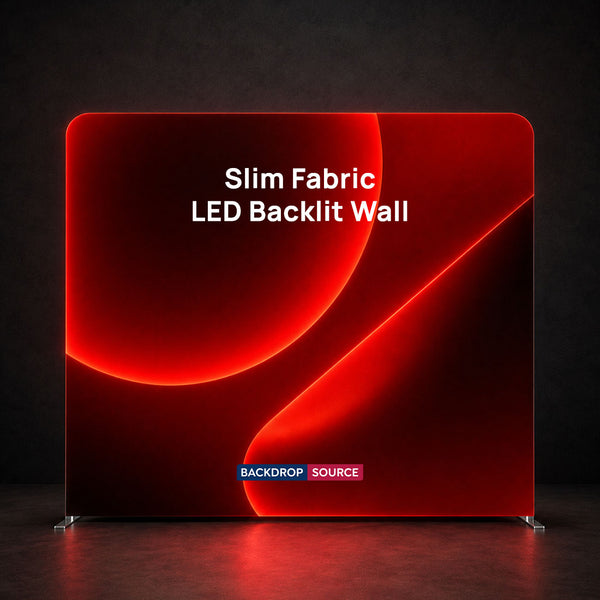 Slim Fabric LED Backlit Exhibition Wall