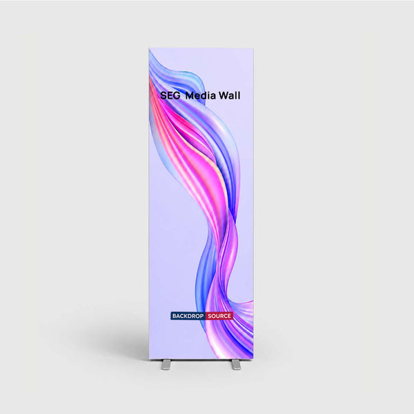 SEG Fabric Media Wall - 2.8ft W x 6.5ft H
