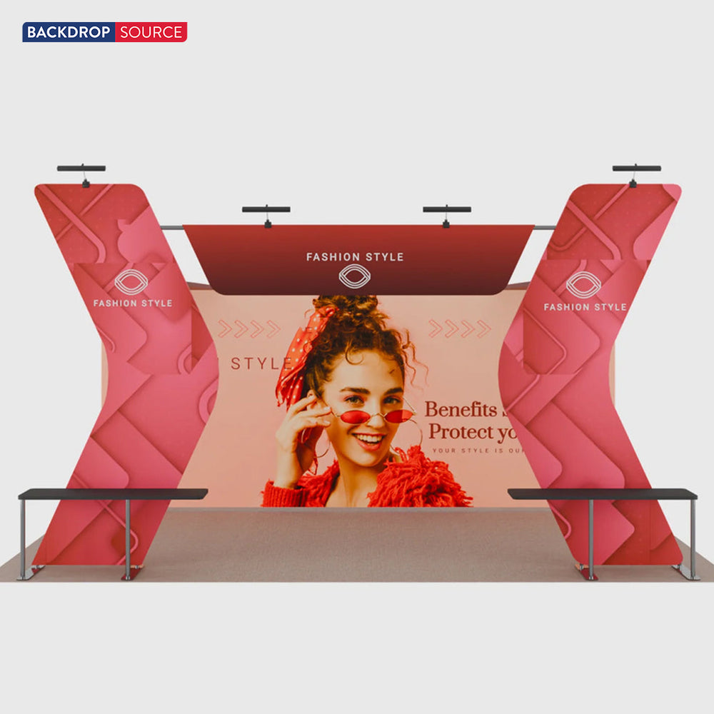 Portable Exhibit Display 20ft x 10ft - Model 17