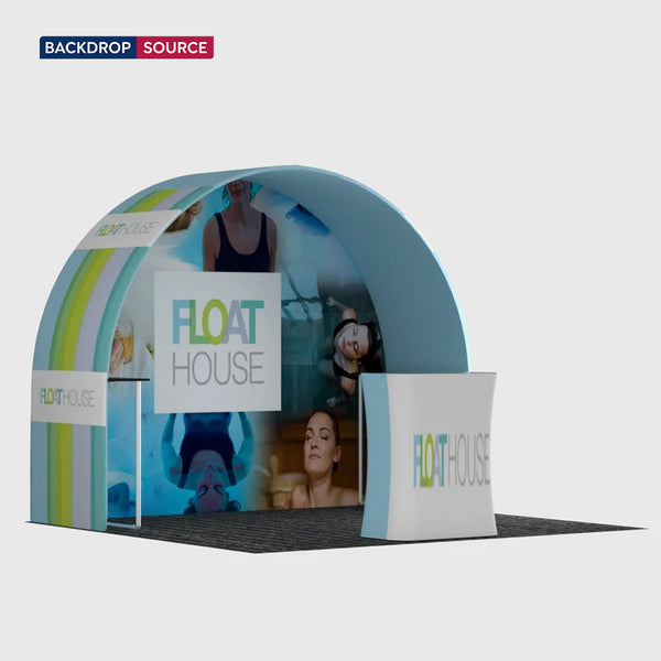Exhibidor portátil de 10 pies - Modelo 27