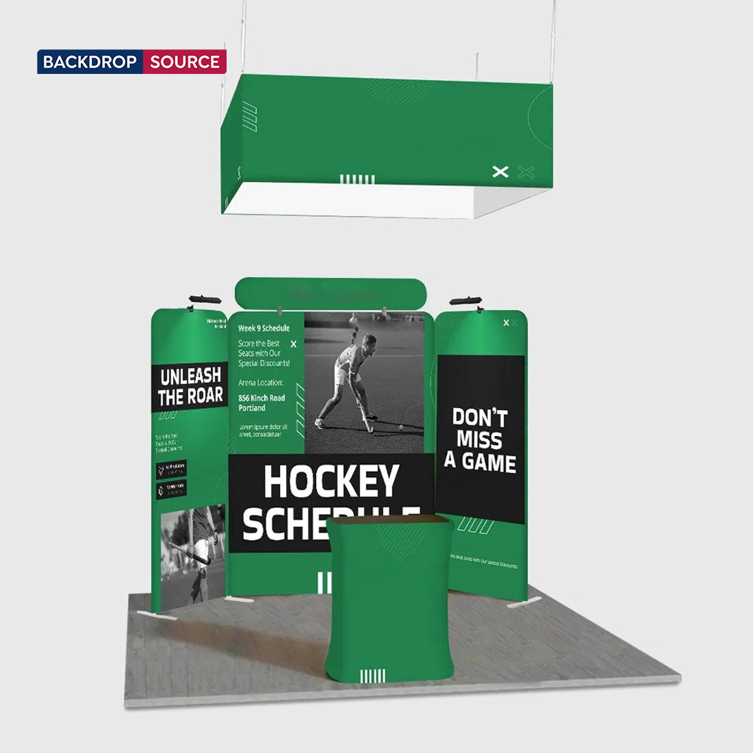 Portable Exhibit Display 10ft x 10ft - Model 32