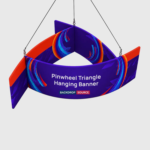 Banner colgante triangular con forma de molinillo de viento Sky Tube