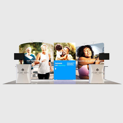 10x20 Modular Exhibition Display Kit – Model 3
