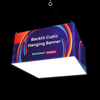 Backlit Cubic Fabric Hanging Banner