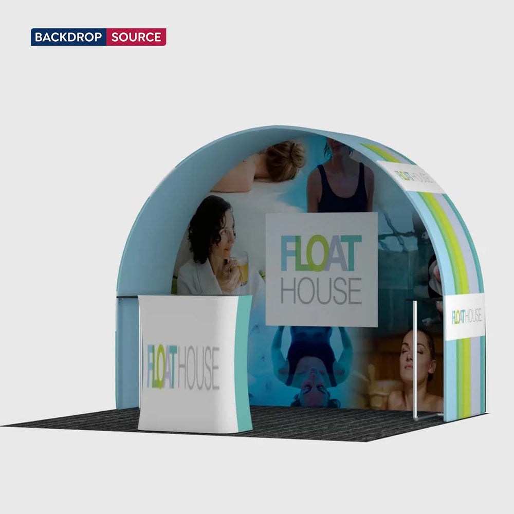 Exhibidor portátil de 10 pies - Modelo 27