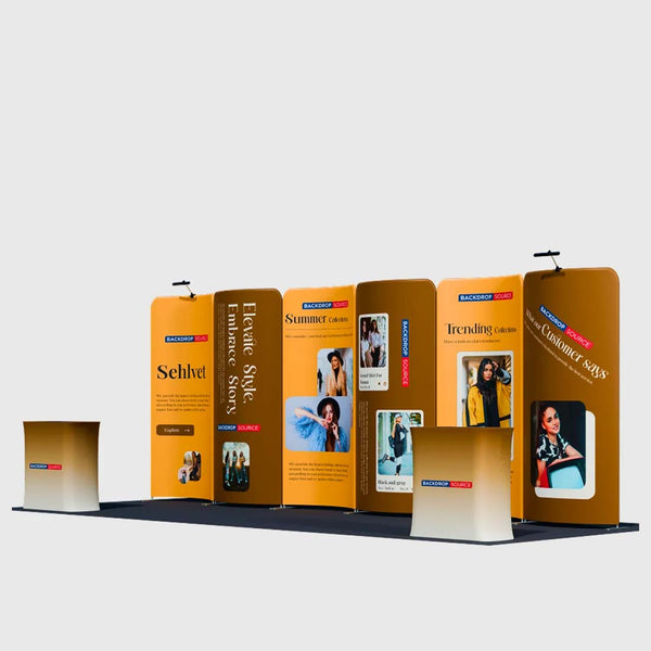 Portable Exhibit Display 10ft x 20ft - Model 17