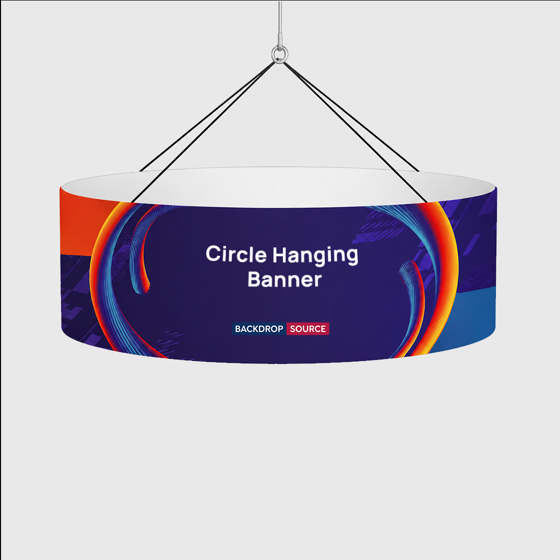 Sky Tube Circle Hanging Banner