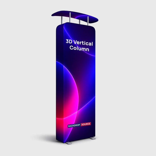 3D Vertical Column with Header