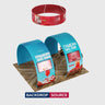 Portable Exhibit Display 10ft x 20ft - Model 9
