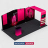 Portable Exhibit Display 10ft x 20ft - Model 18