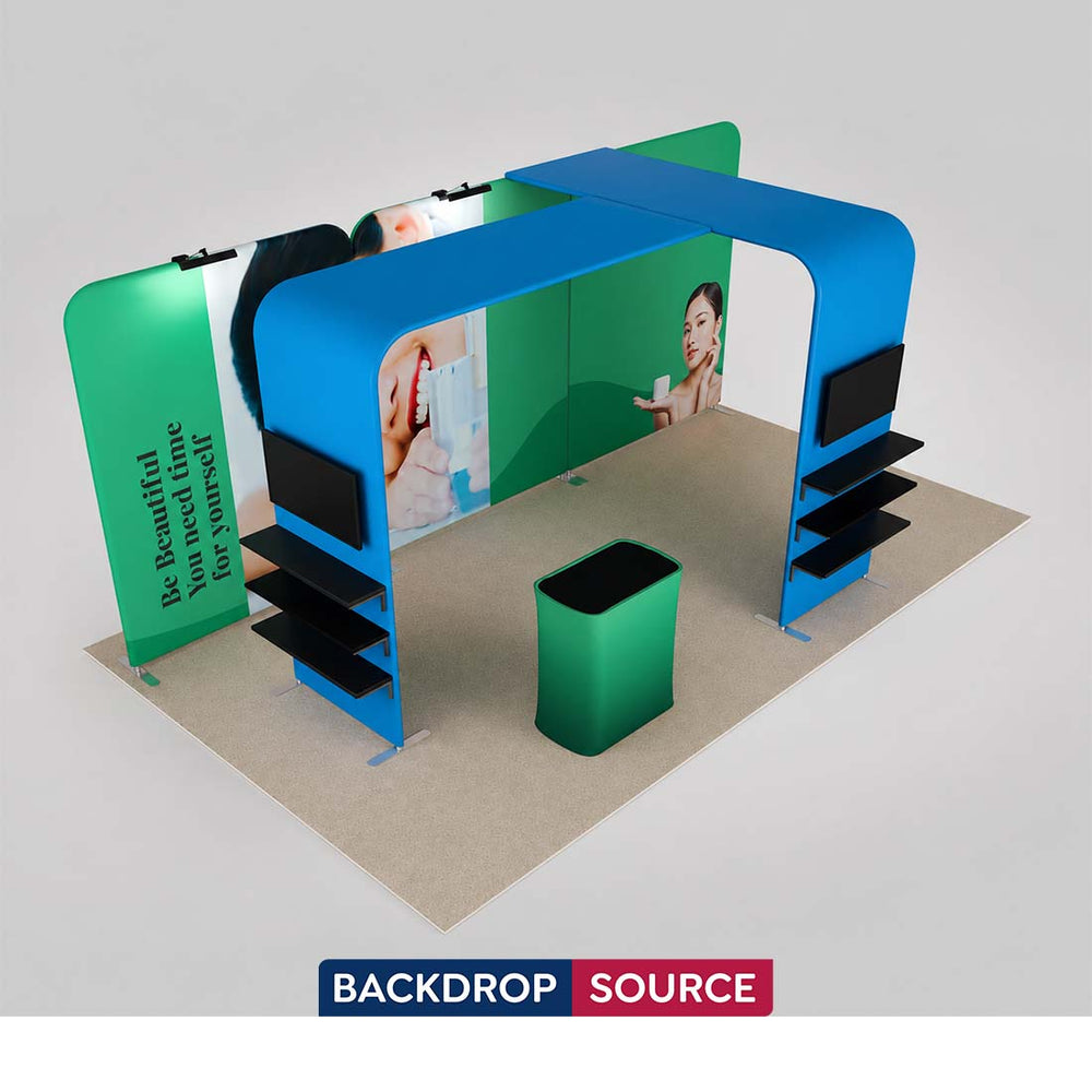 Portable Exhibit Display 10ft x 20ft - Model 11