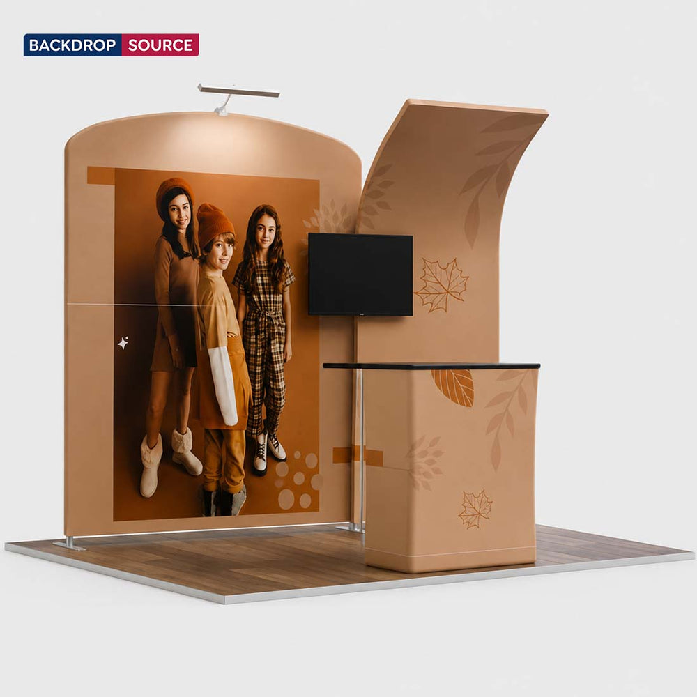 Portable Exhibit Display 10ft x 10ft - Model 8