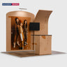 Portable Exhibit Display 10ft x 10ft - Model 8