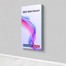 Wall-Mounted SEG Fabric display - 2.4" Depth