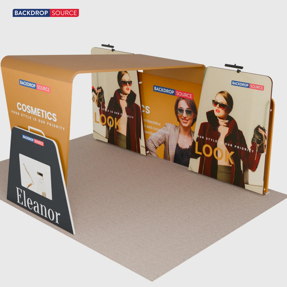 Portable Exhibit Display 20ft x 10ft - Model 14