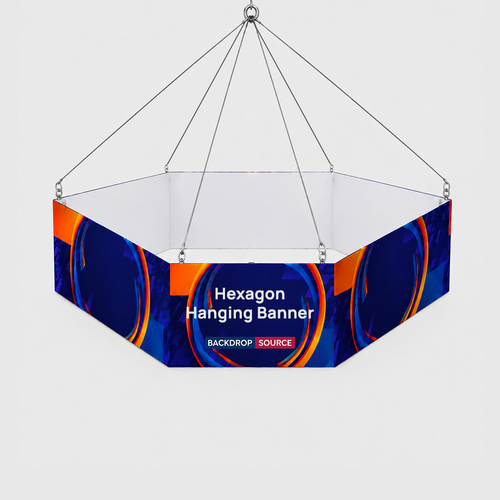 Banner colgante hexagonal Sky Tube