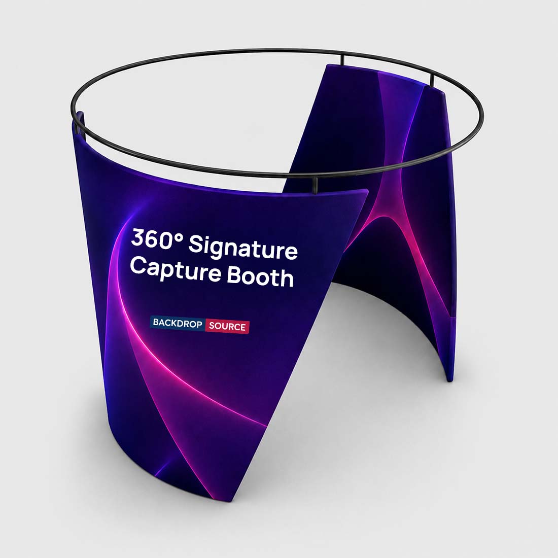 Stand de exposición con impresión personalizada de 360°