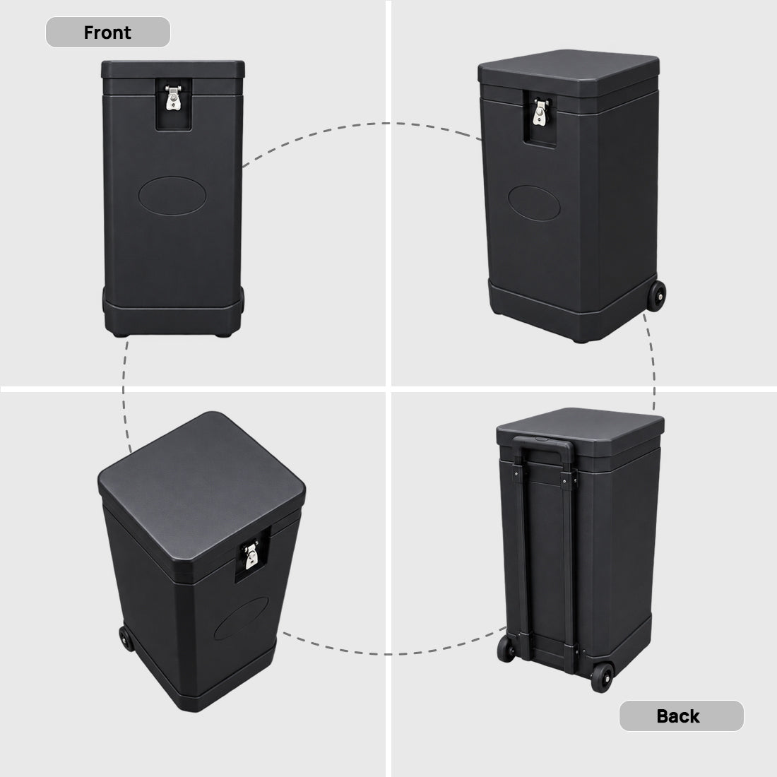 Plastic Hard Carry Case - Holds 10ft Kits