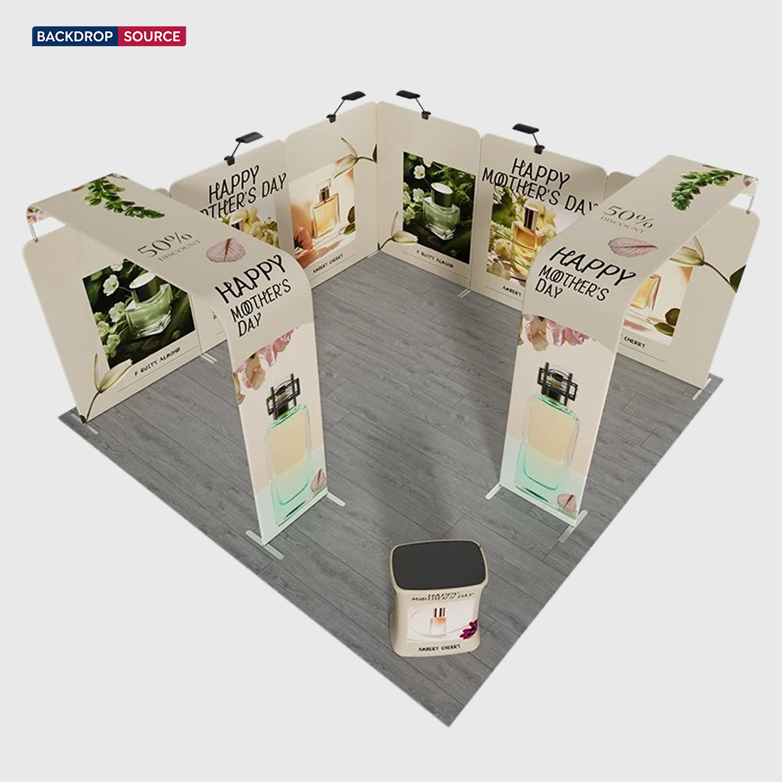 Modular Booth Kits 20ft x 20ft - Model 19