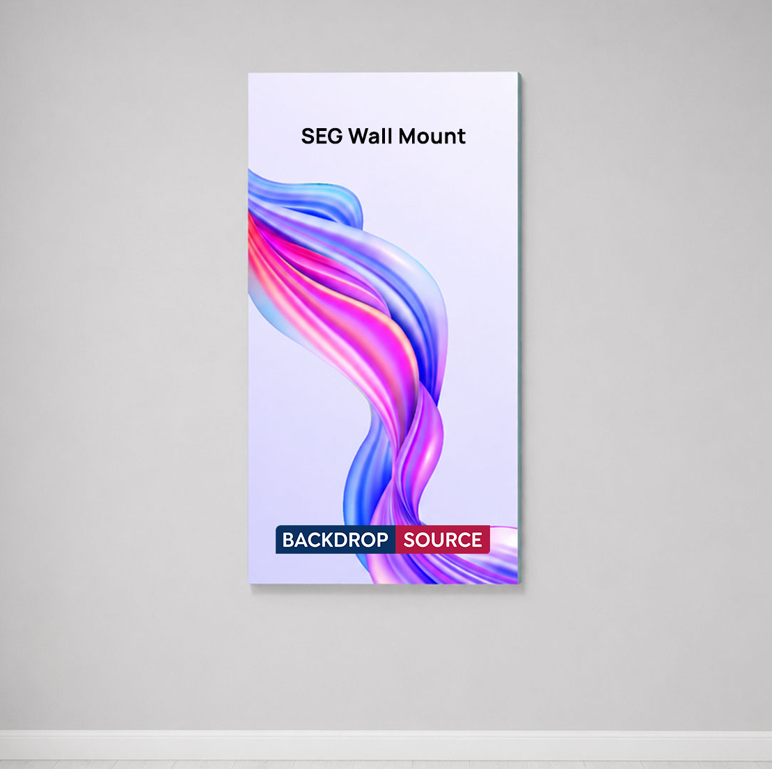 Wall-Mounted SEG Fabric display - 0.8