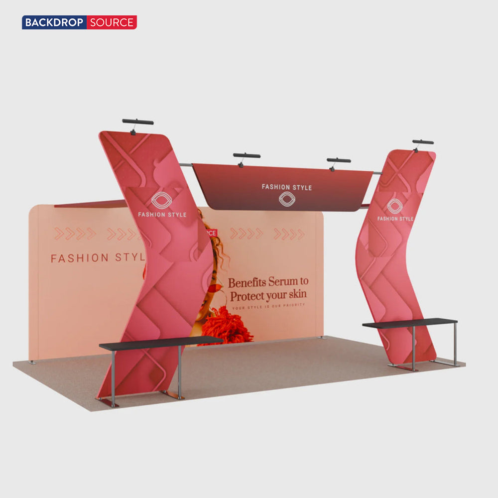 Portable Exhibit Display 20ft x 10ft - Model 17