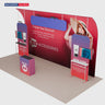 Portable Exhibit Display 20ft x 10ft - Model 15