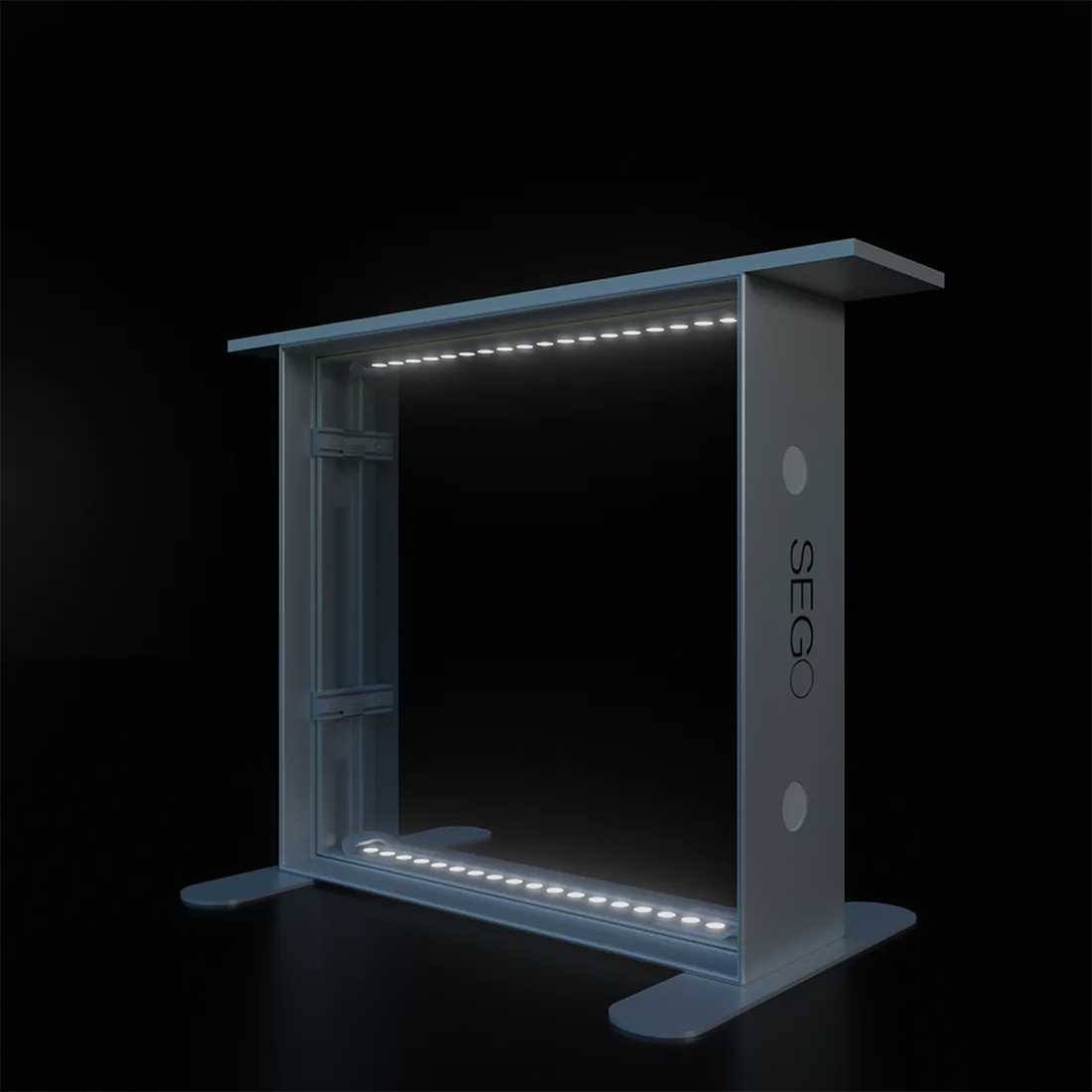 SEGO Fabric Lightbox Counter – 3.3ft W x 3.3ft H