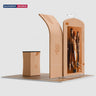 Portable Exhibit Display 10ft x 10ft - Model 8