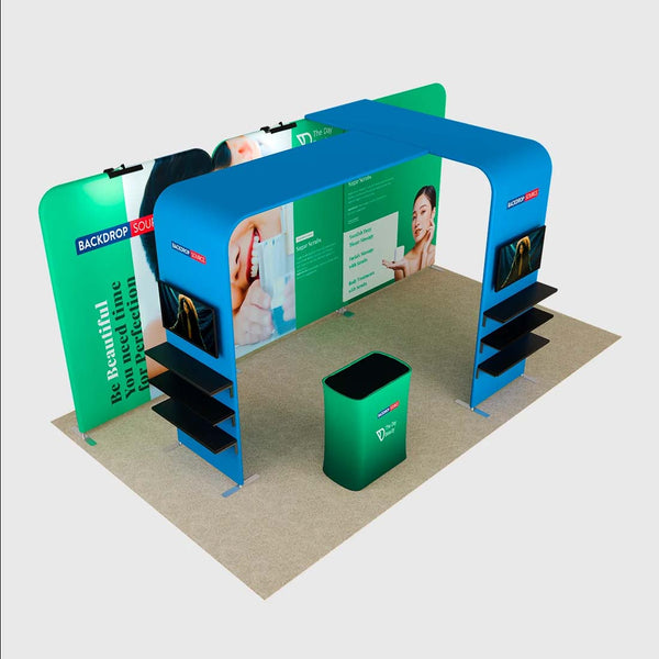 Portable Exhibit Display 10ft x 20ft - Model 11