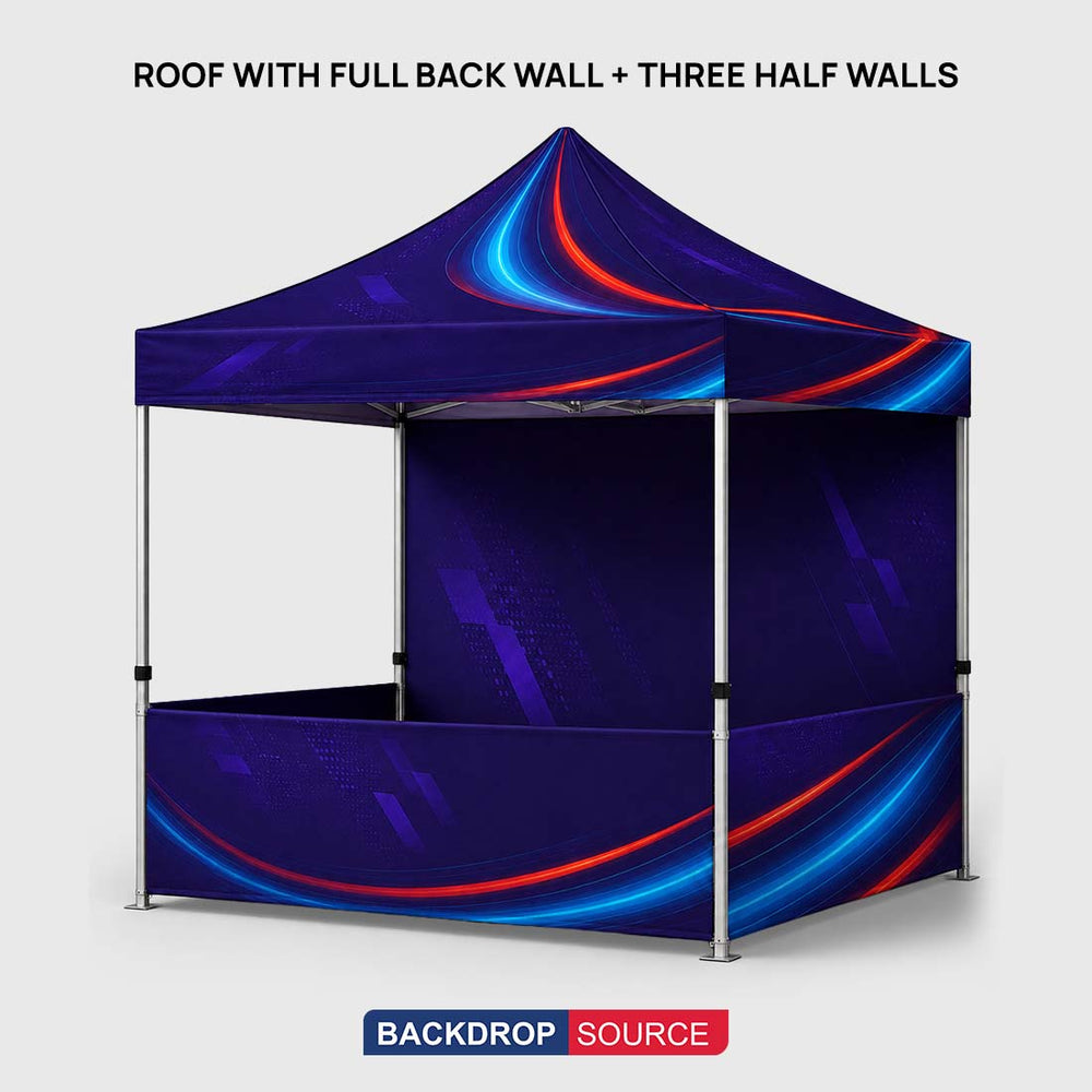 Heavy Duty Fabric Canopy Tent – 6.5ft x 10ft