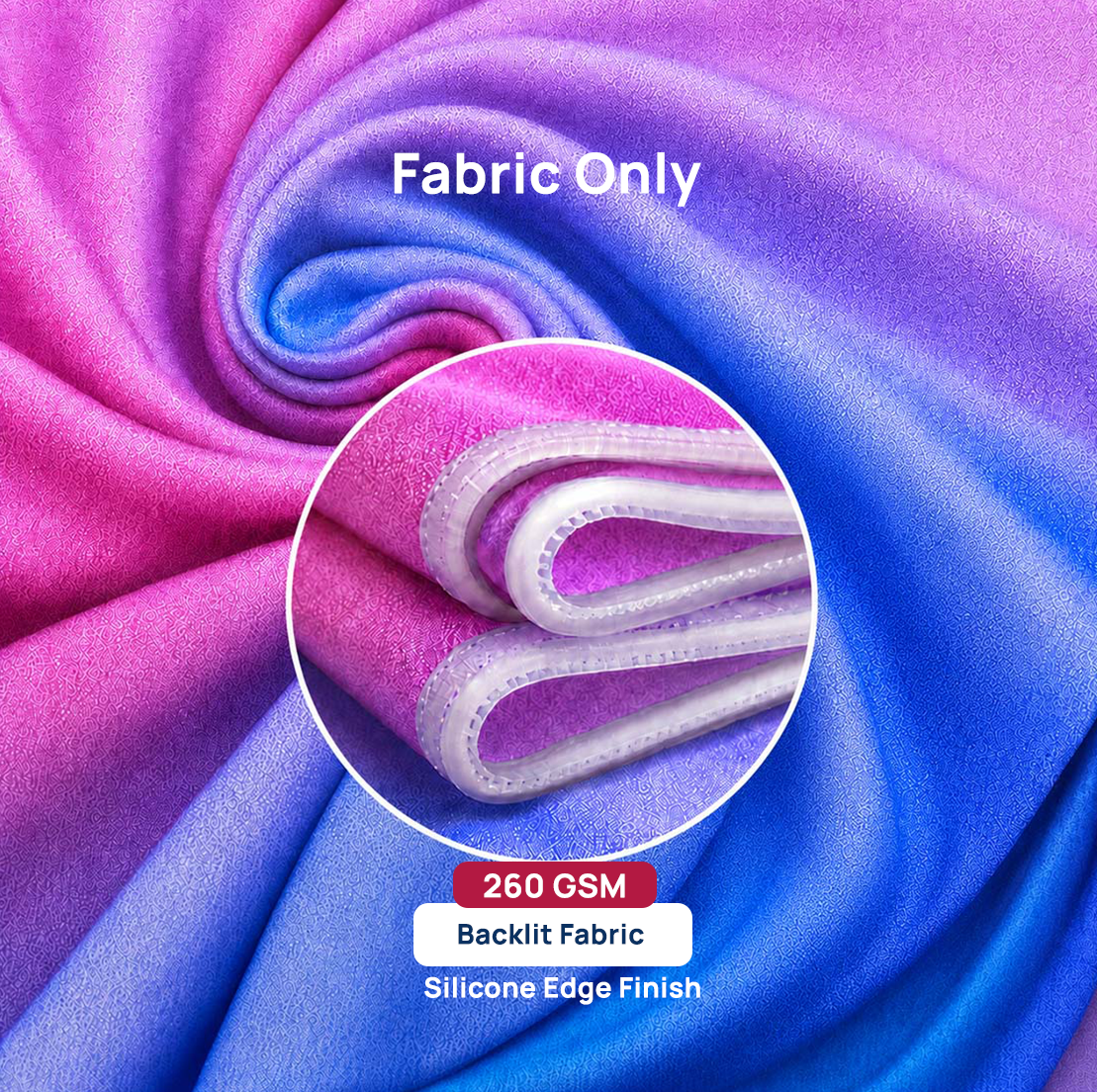 Wall-Mounted SEG Fabric display - 0.8