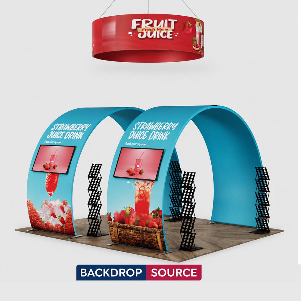 Portable Exhibit Display 10ft x 20ft - Model 9
