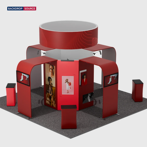 Kits de stand modulares de 20 pies x 20 pies - Modelo 06