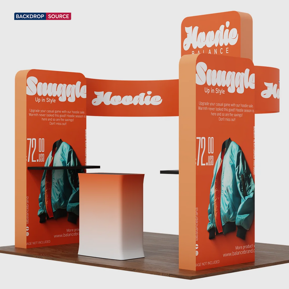 Modular Booth Kits 20ft x 20ft - Model 15