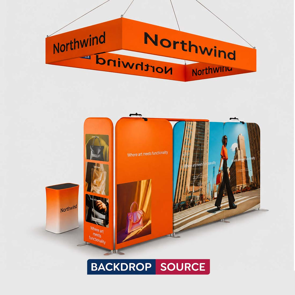 Portable Exhibit Display 10ft x 20ft - Model 13