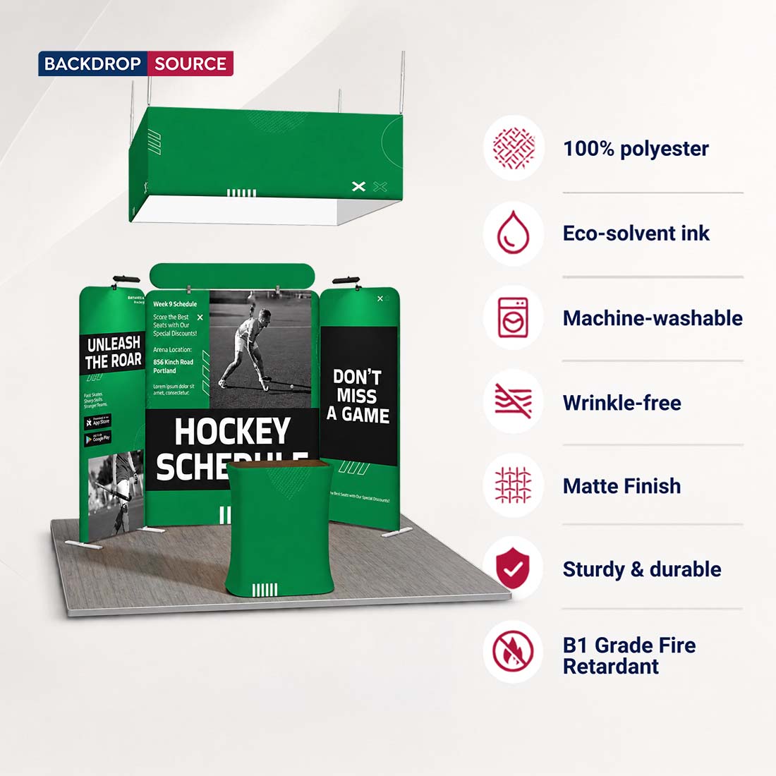 Portable Exhibit Display 10ft x 10ft - Model 32